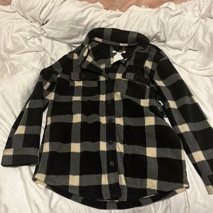 black and white jacket/sweater